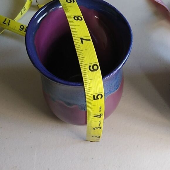 Original Hand Warmer Mugs Clay in Motion Studio cottagecore Grandmacore kitsch - Picture 6 of 7